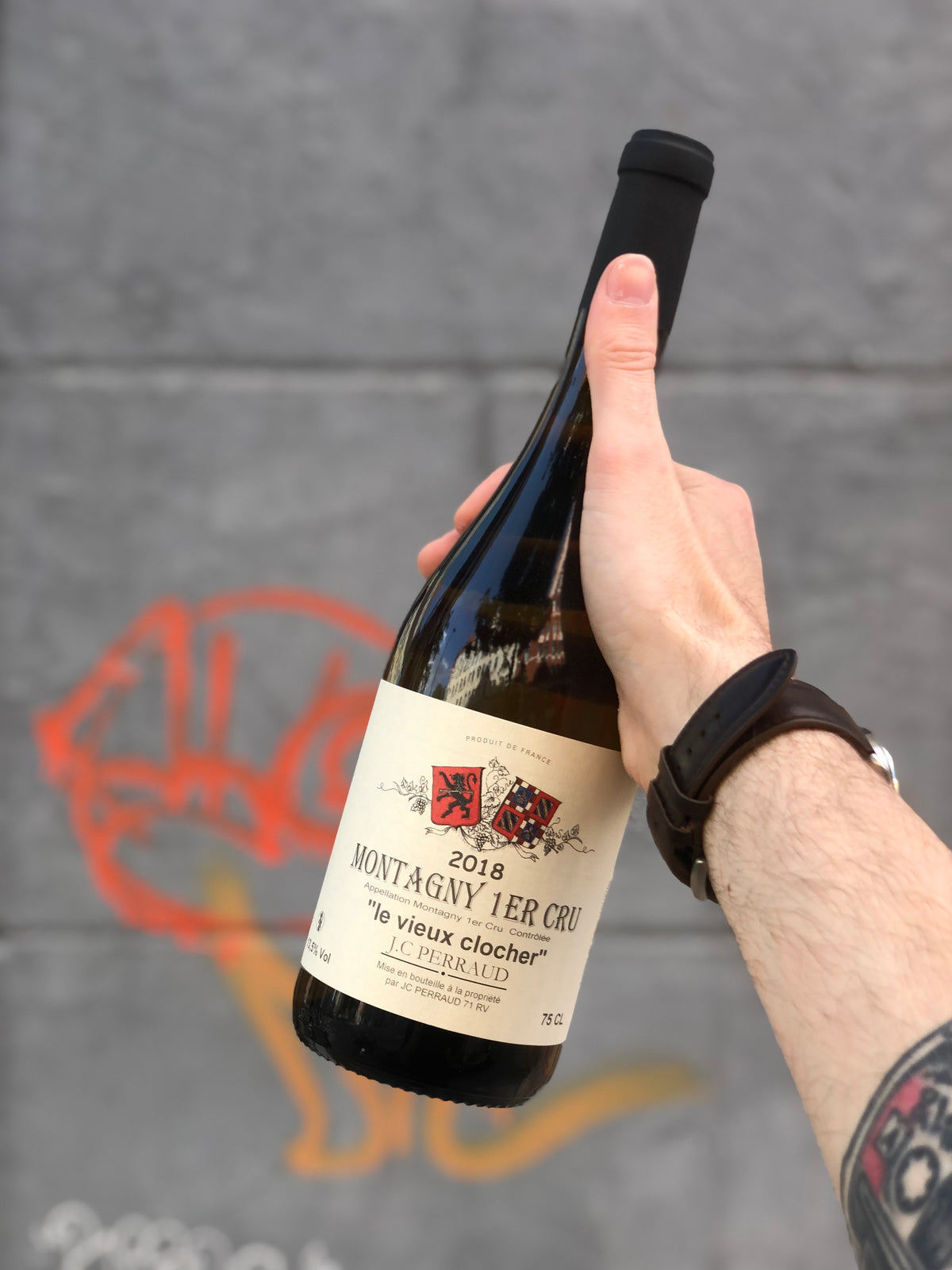 Montagny 1er Cru 'le vieux clocher' 2018 von Domaine Perraud - dreiunddreißig